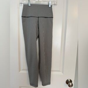 Nike Black and White Checkered Leggings
